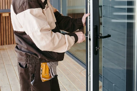 Cleaning And Polishing Glass Door Installation in Largo, FL